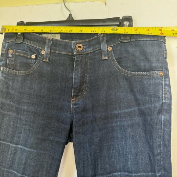 AG ADRIANO GOLDSCHMIED The Stevie Slim Straight Jeans Denim Zip Pocket Cotton 30 - Picture 13 of 16